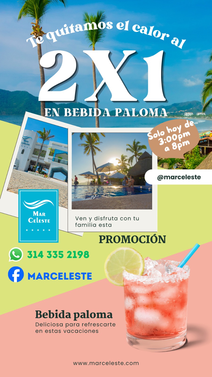 promo 2x1 en bebidas