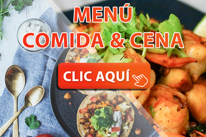 Menú Mar Celeste